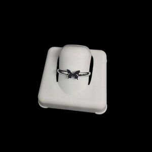 Mini Silver Tone Butterfly Ring – Size 6 ½